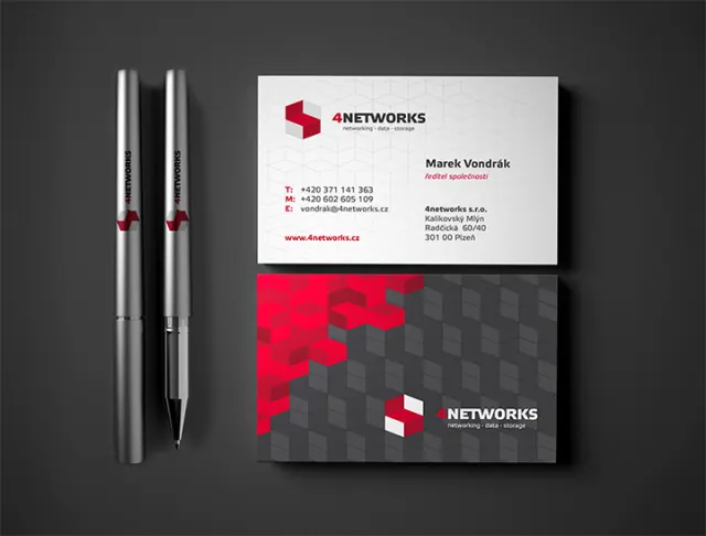 4Networks – vizitky a propisky