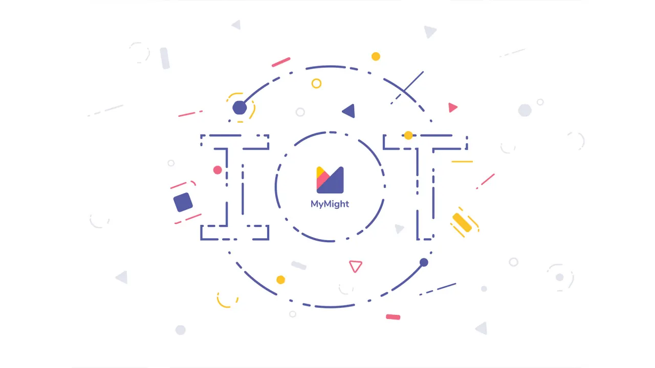 MyMight – logo a ilustrace k tématu IoT
